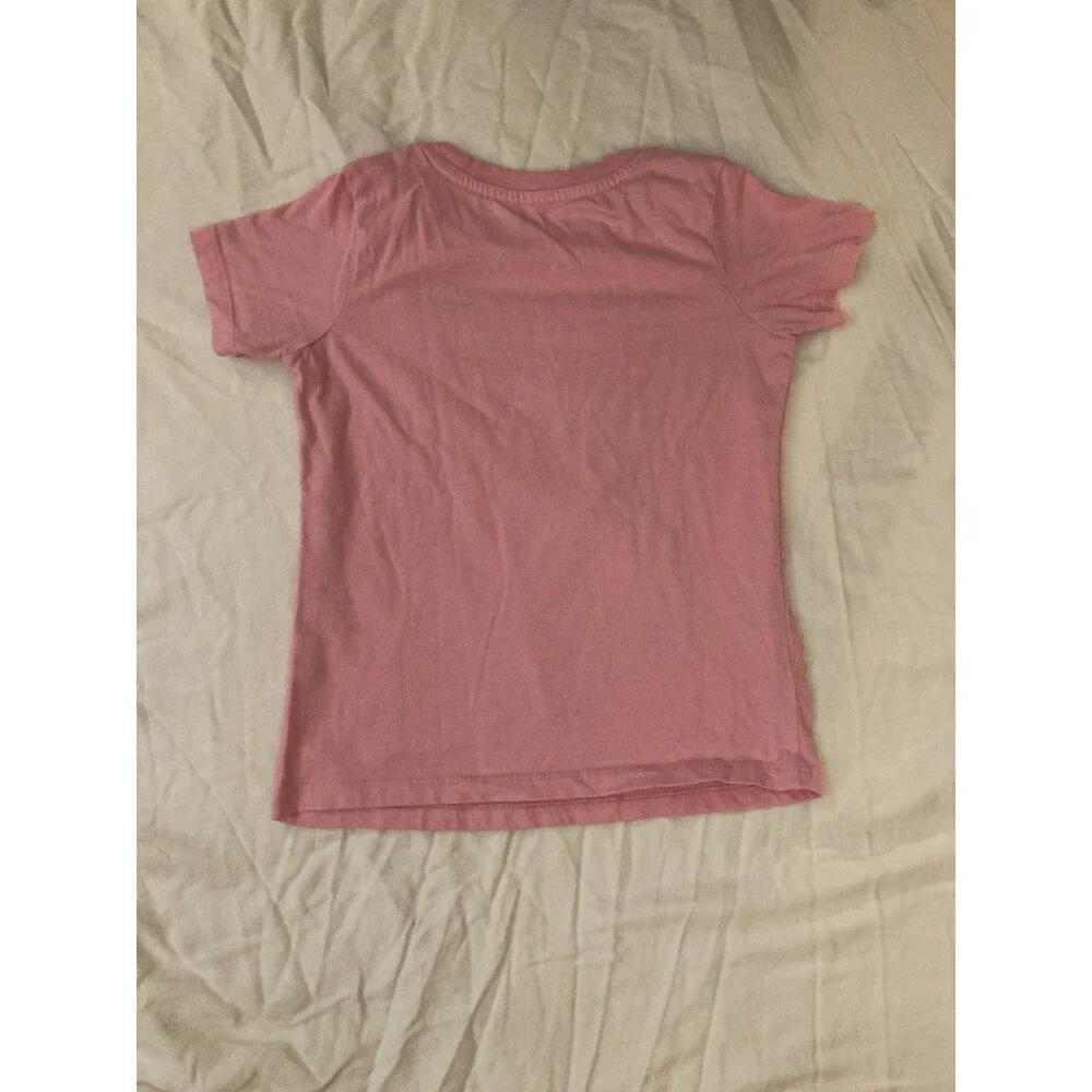 5T Tales & Stories girls clothes - 1 piece T shirt | solid pink and dad theme